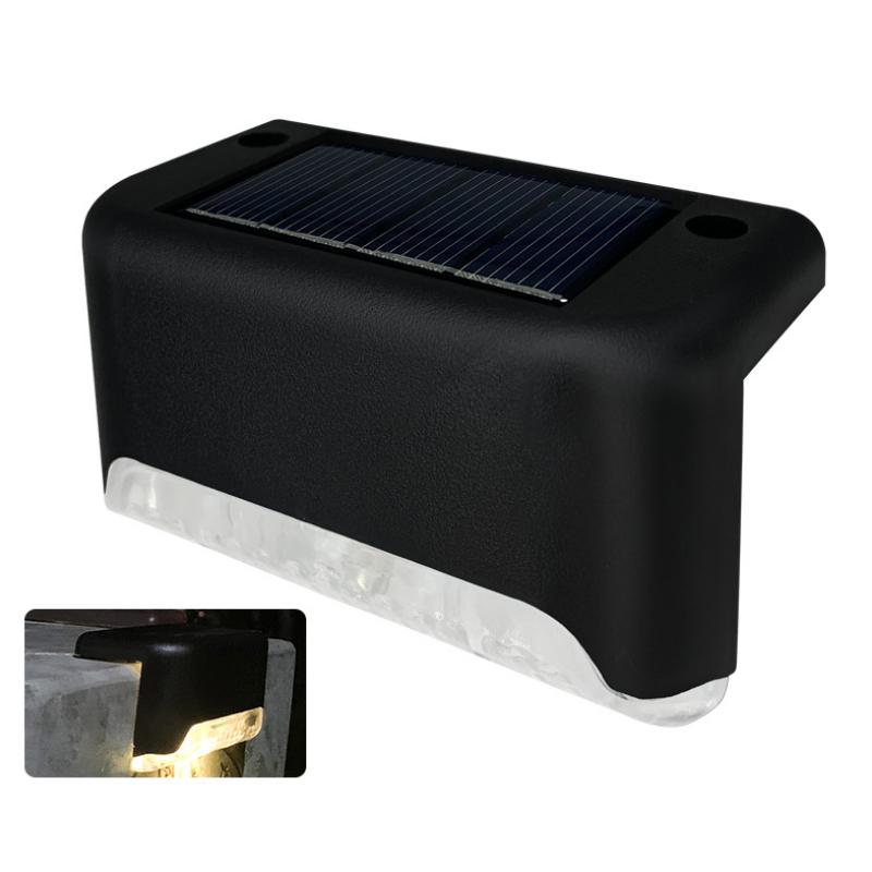 Lumières solaires pour marches extérieures – Sécurité et style (lot de 4)