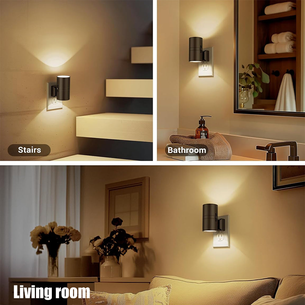 Lampe LED – Veilleuse Murale à Brancher sur Prise -37