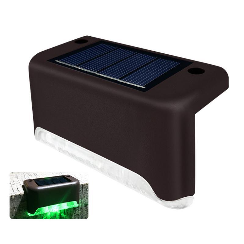Lumières solaires pour marches extérieures – Sécurité et style (lot de 4)