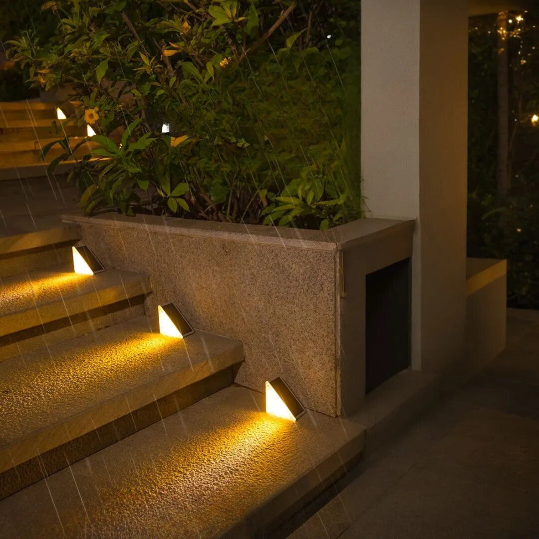 Éclairage d’escalier à énergie solaire