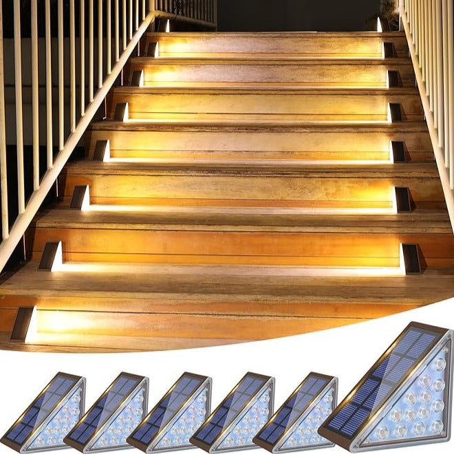 Éclairage d’escalier à énergie solaire