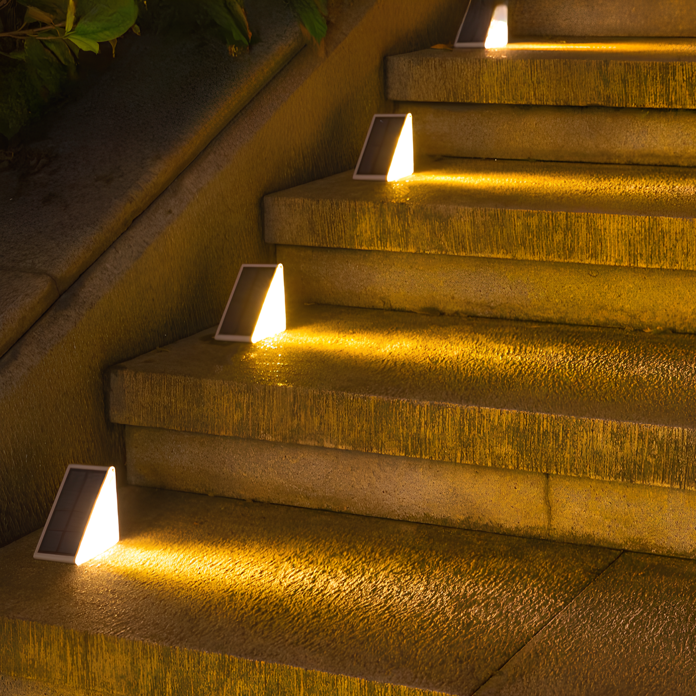 Éclairage d’escalier à énergie solaire