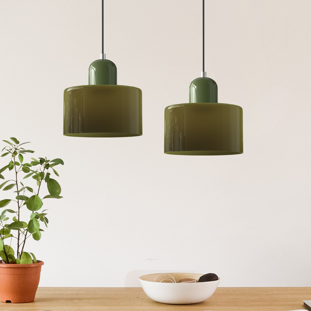 Lampe Suspendue en Verre – Design Créatif Bauhaus
