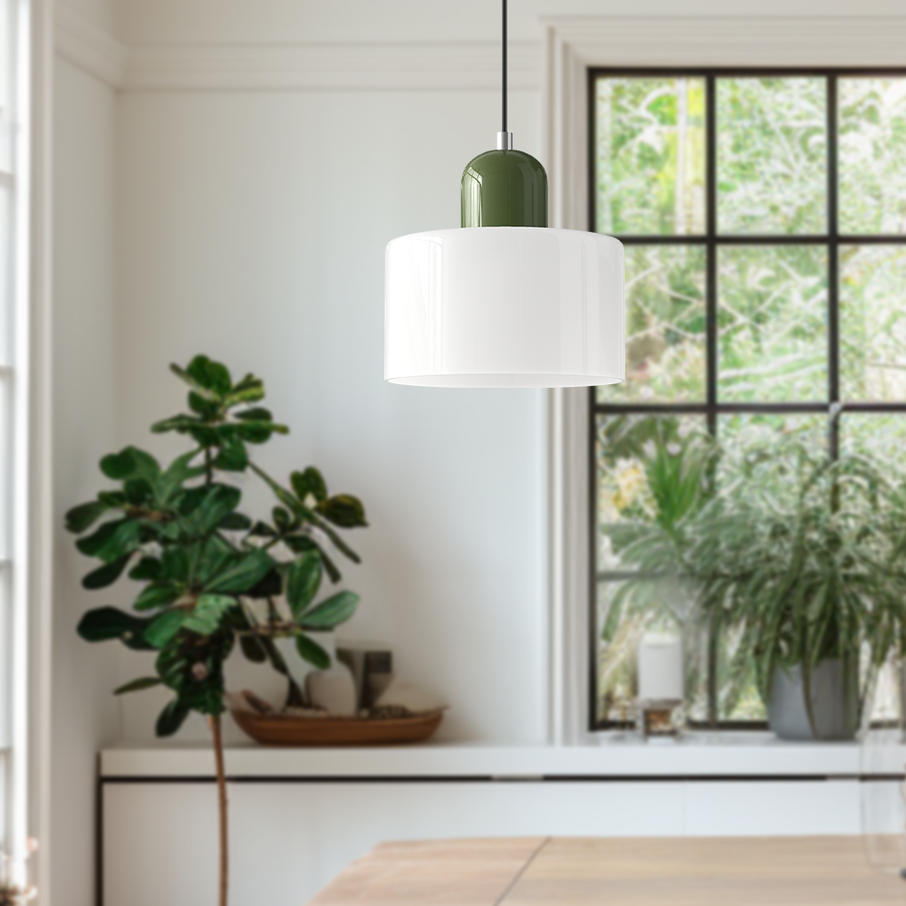 Lampe Suspendue en Verre – Design Créatif Bauhaus
