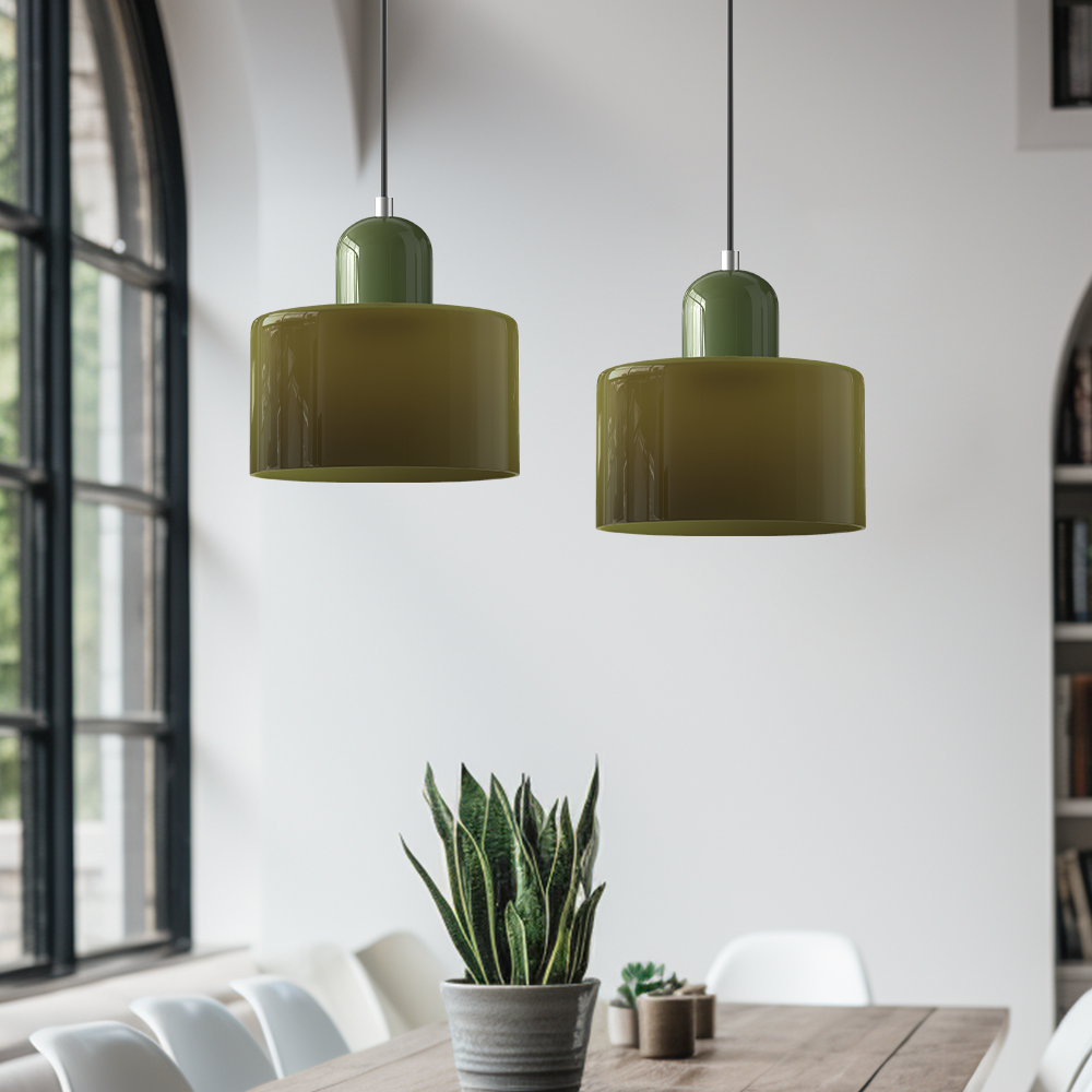 Lampe Suspendue en Verre – Design Créatif Bauhaus