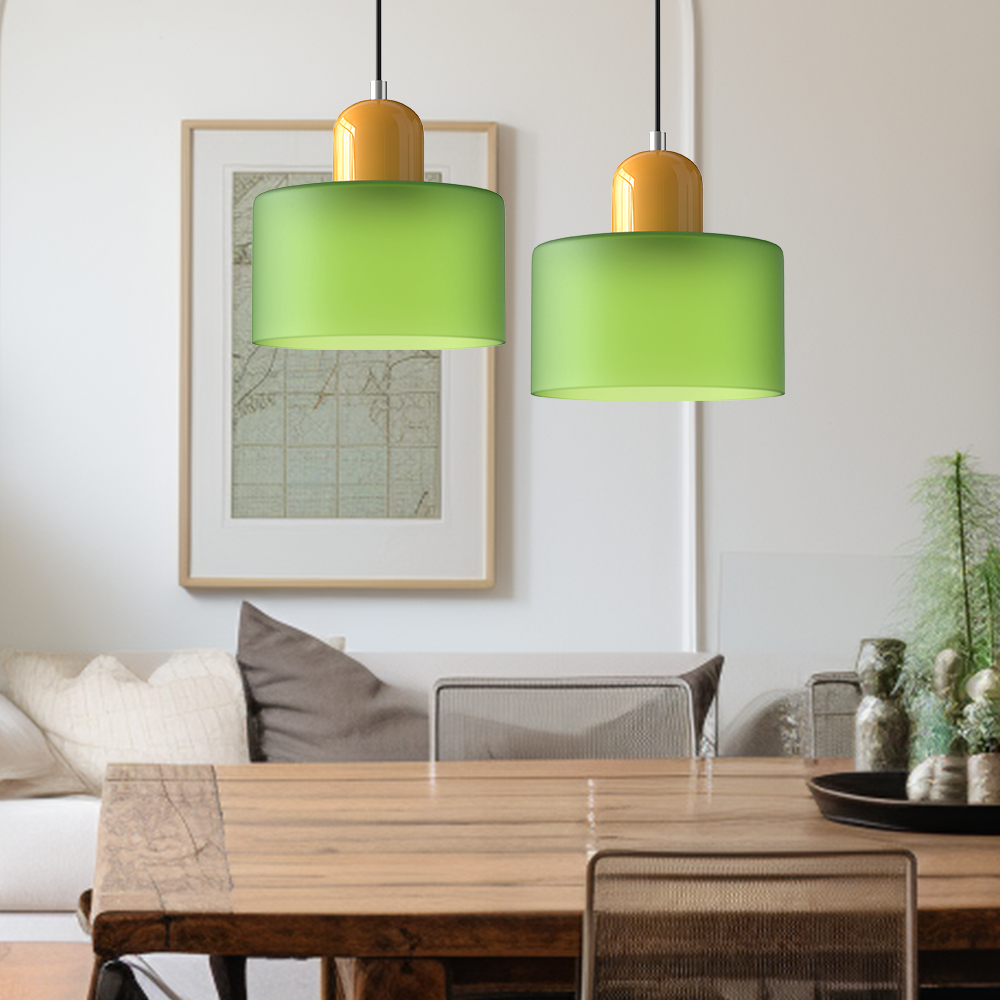 Lampe Suspendue en Verre – Design Créatif Bauhaus