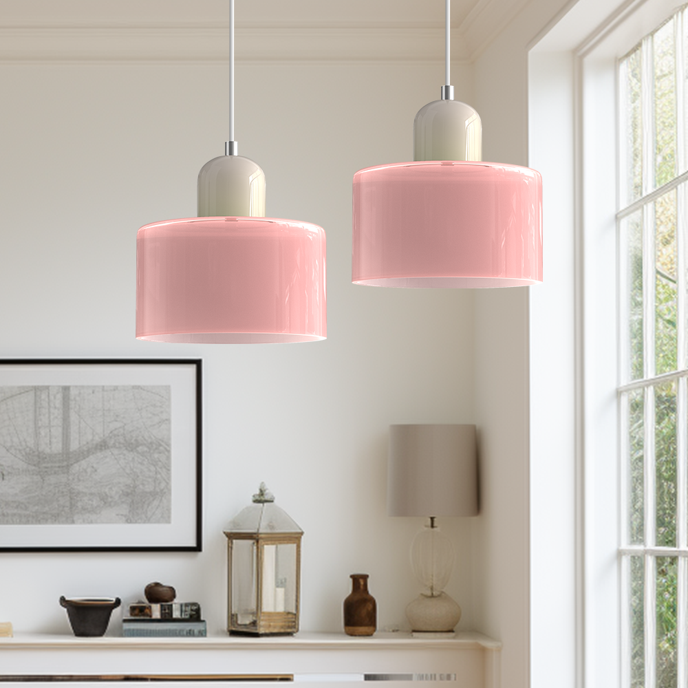 Lampe Suspendue en Verre – Design Créatif Bauhaus