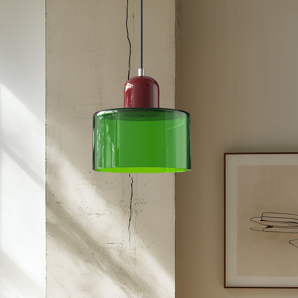 Lampe Suspendue en Verre – Design Créatif Bauhaus