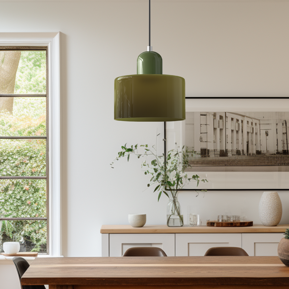 Lampe Suspendue en Verre – Design Créatif Bauhaus