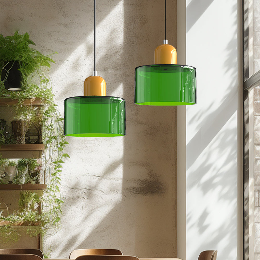 Lampe Suspendue en Verre – Design Créatif Bauhaus