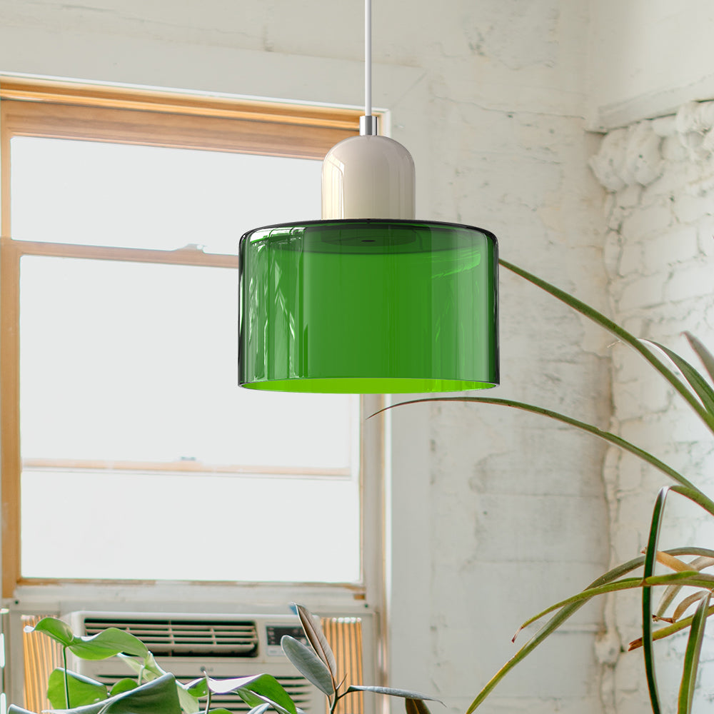 Lampe Suspendue en Verre – Design Créatif Bauhaus