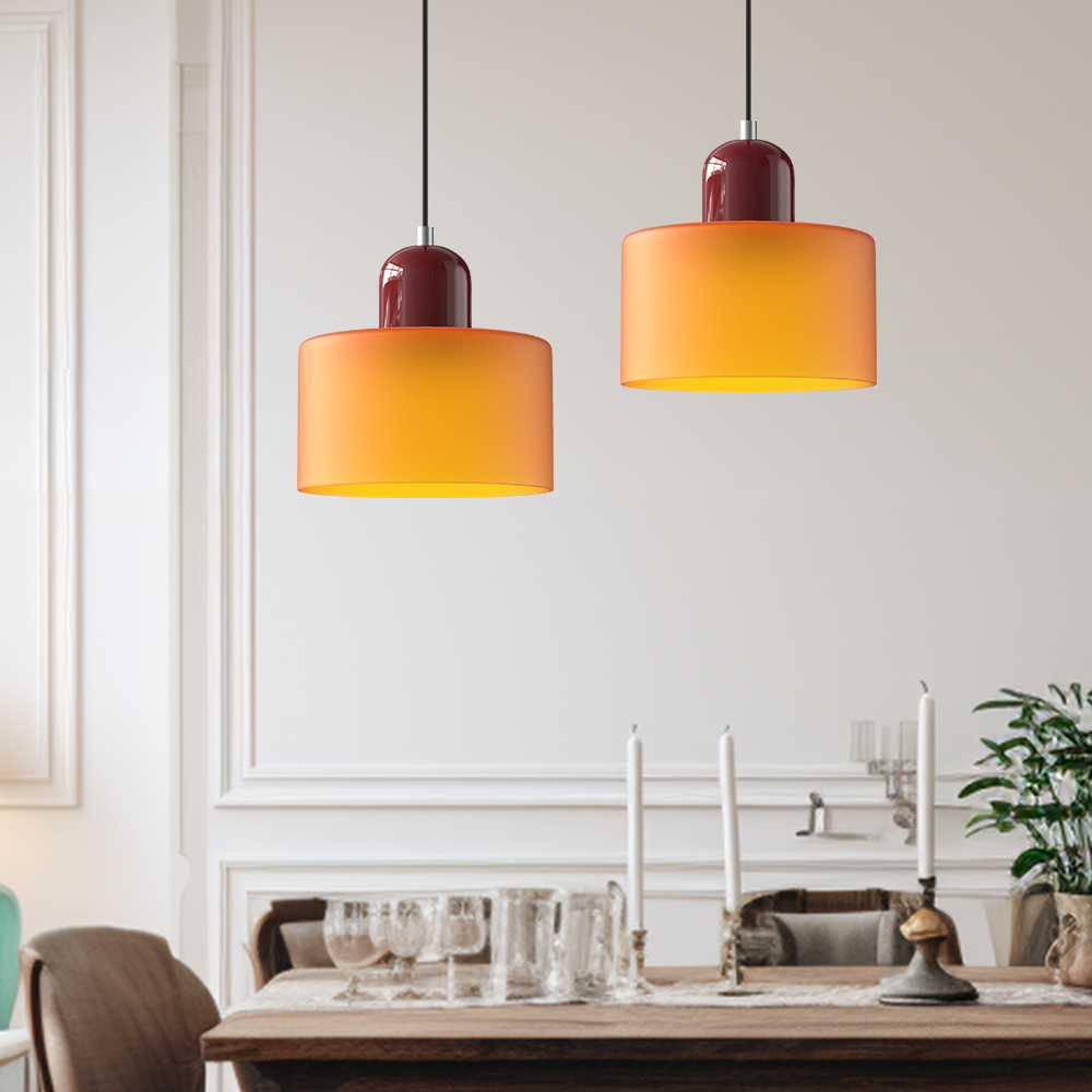 Lampe Suspendue en Verre – Design Créatif Bauhaus