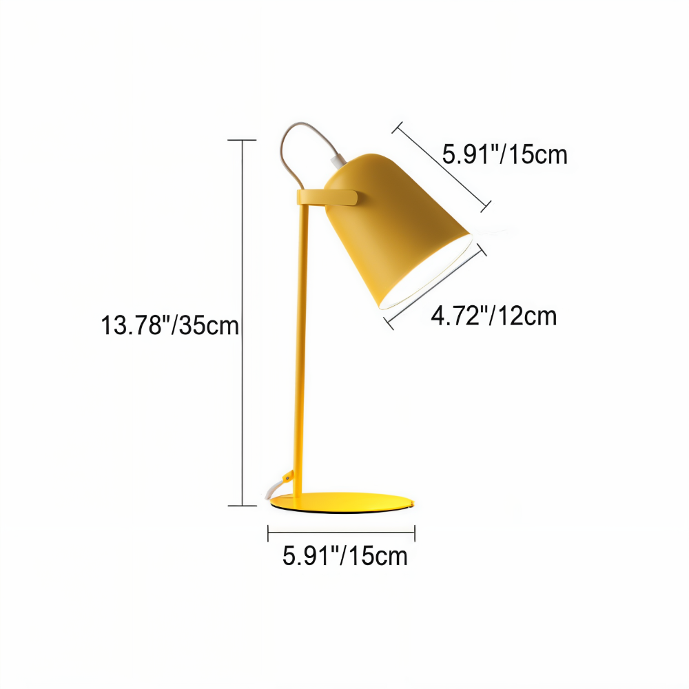 Drehbare Tischleuchte mit modernem Design