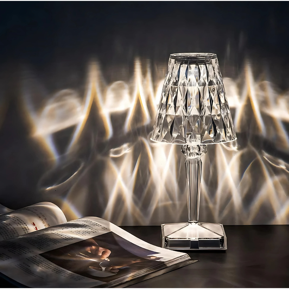 PRISMA - Transparente Lampe, LED
