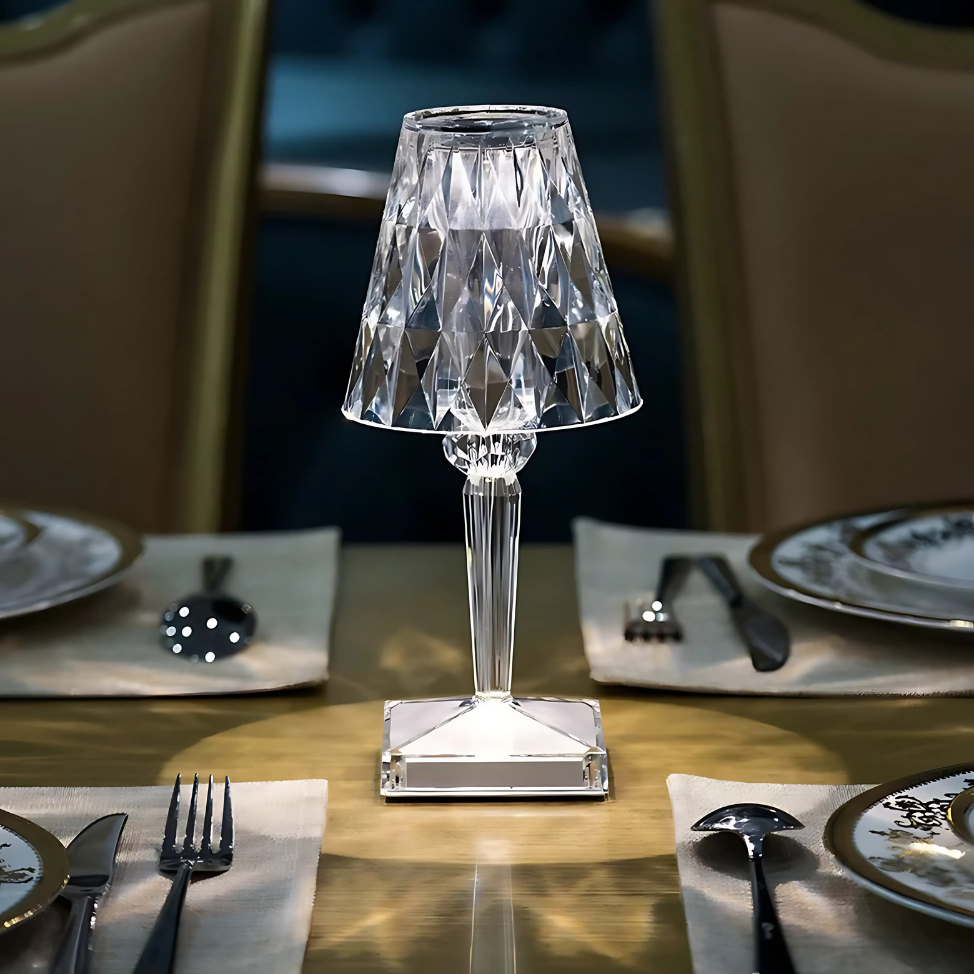 PRISMA - Transparente Lampe, LED