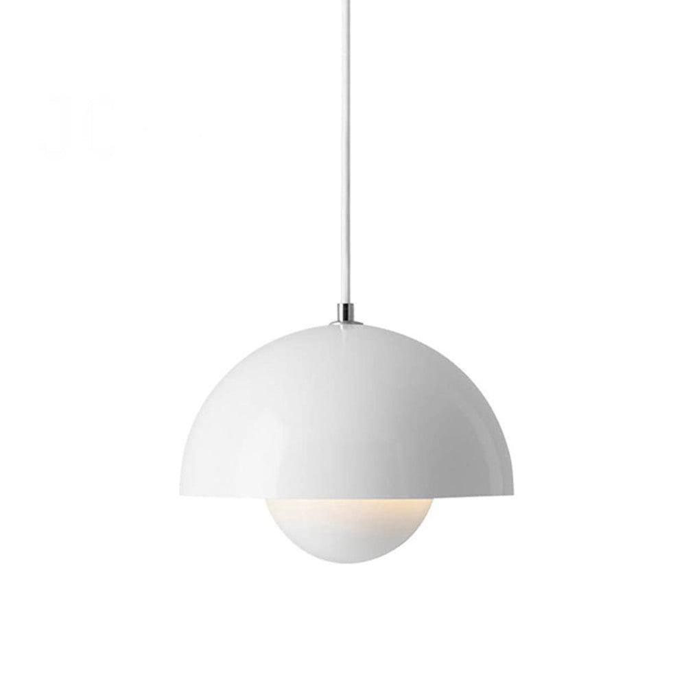 Lustre coloré en demi-cercle