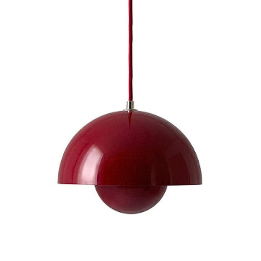 Lustre coloré en demi-cercle