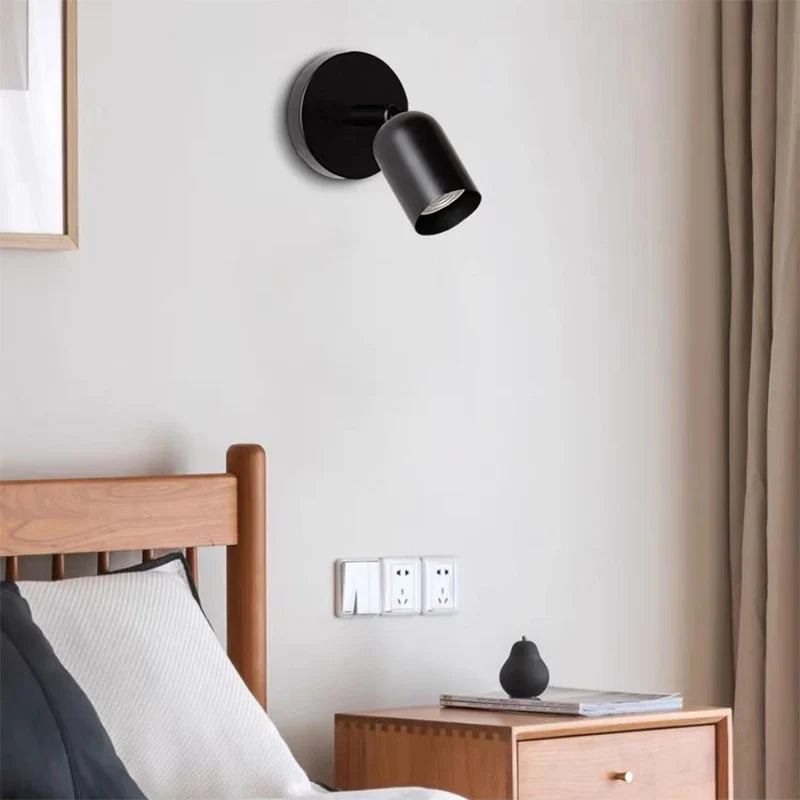 Applique murale LED Nordic Rotate – Luminaire minimaliste avec tête pivotante pour chambre, salon