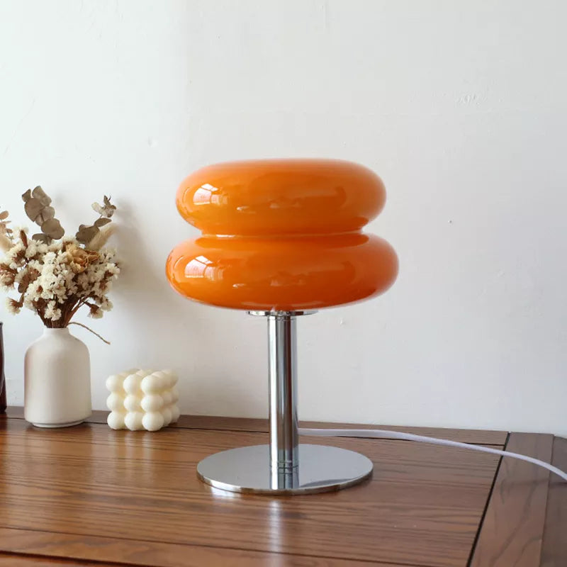 Macaron Glas-Tischlampe