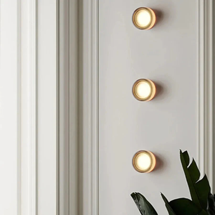 Lampe Murale Ronde en Verre