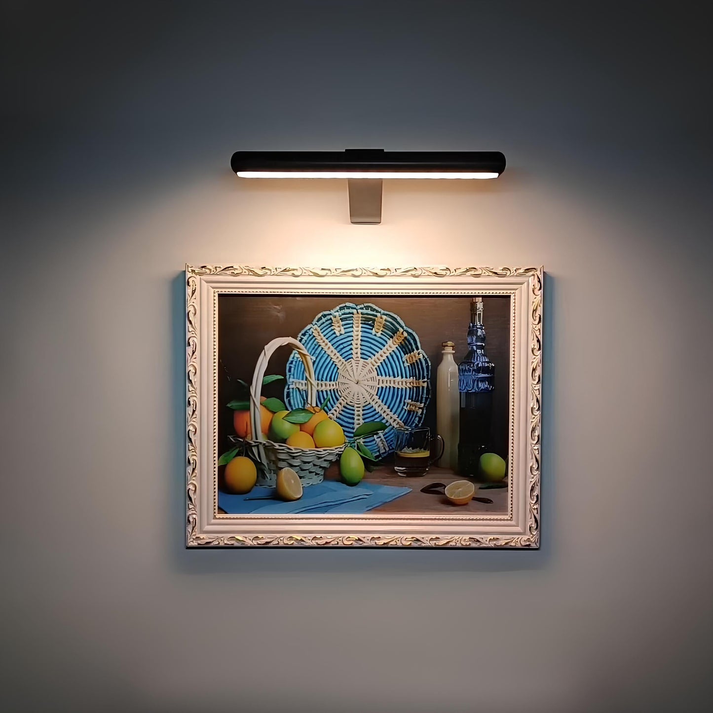 Kabellose Wandleuchte für Kunstwerke