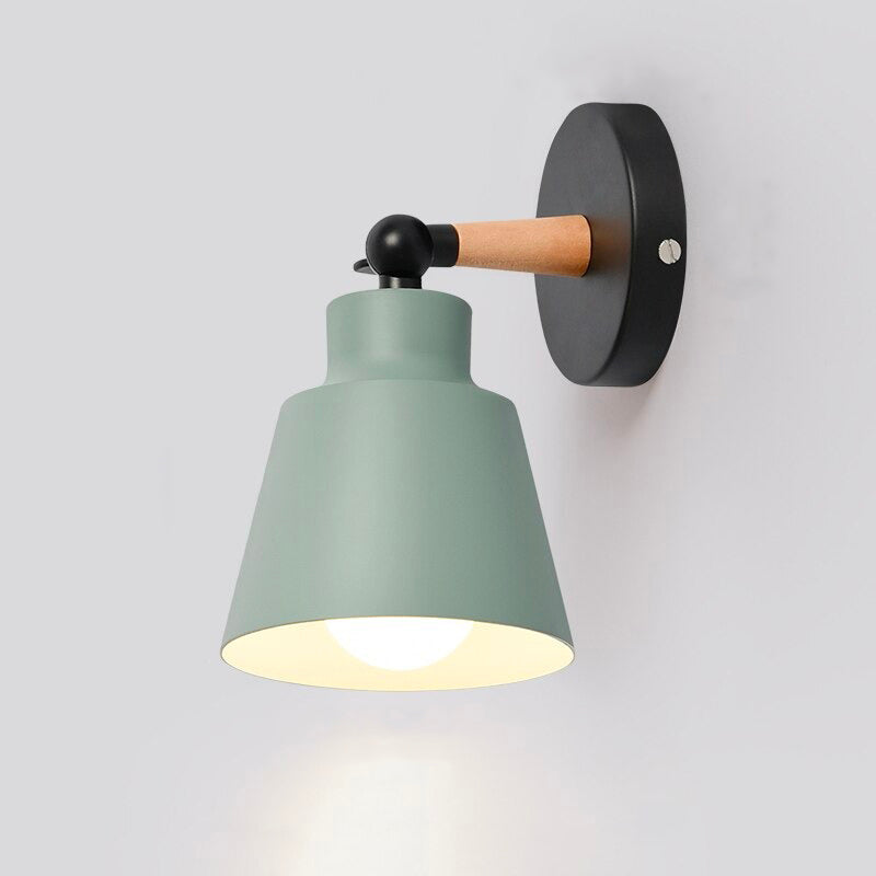 Applique murale scandinave abat-jour coloré - 36