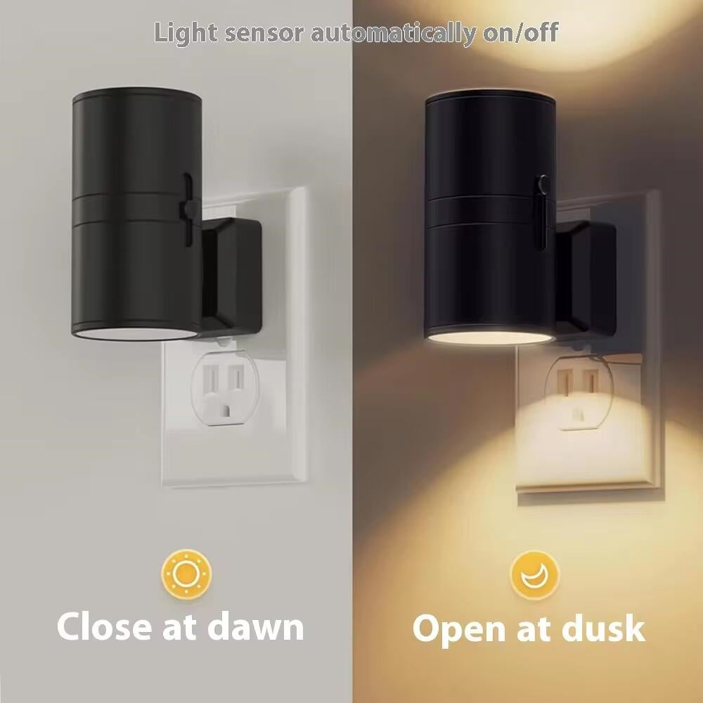 Lampe LED – Veilleuse Murale à Brancher sur Prise -37