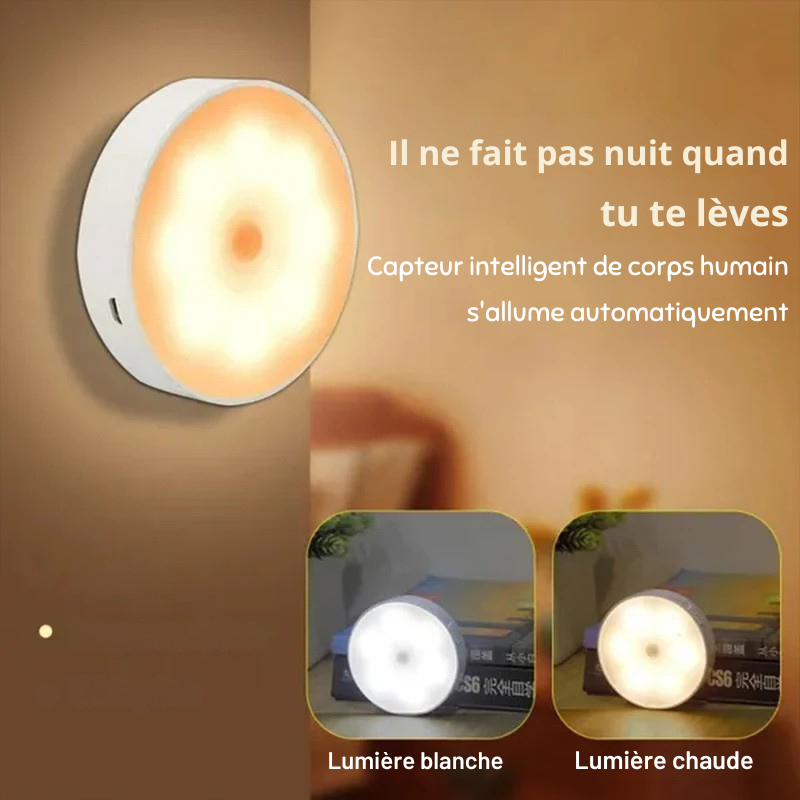 lampe sans fil  Veilleuse  avec détecteur de mouvement PIR