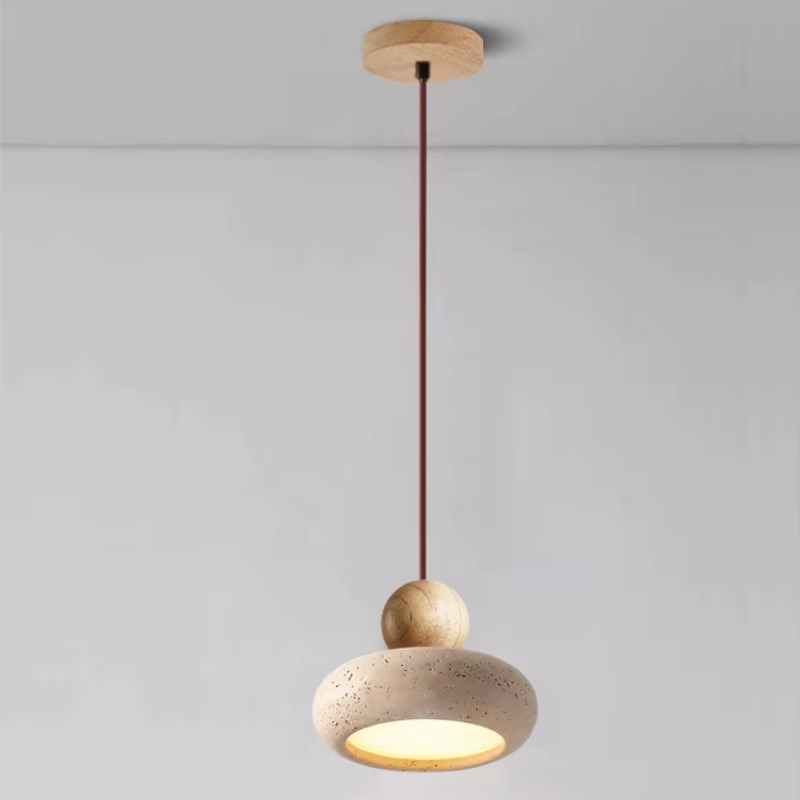 Suspension lumineuse en pierre - 47