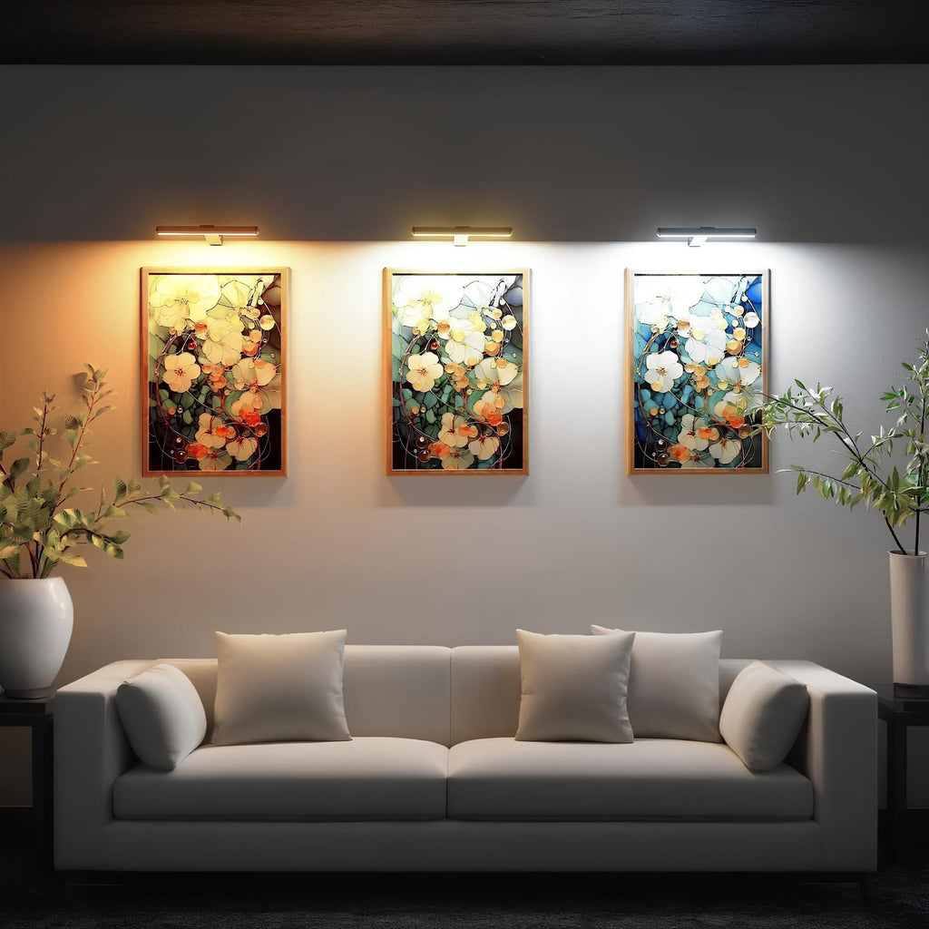 Applique murale sans fil pour œuvres d'art