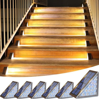 Éclairage d’escalier à énergie solaire