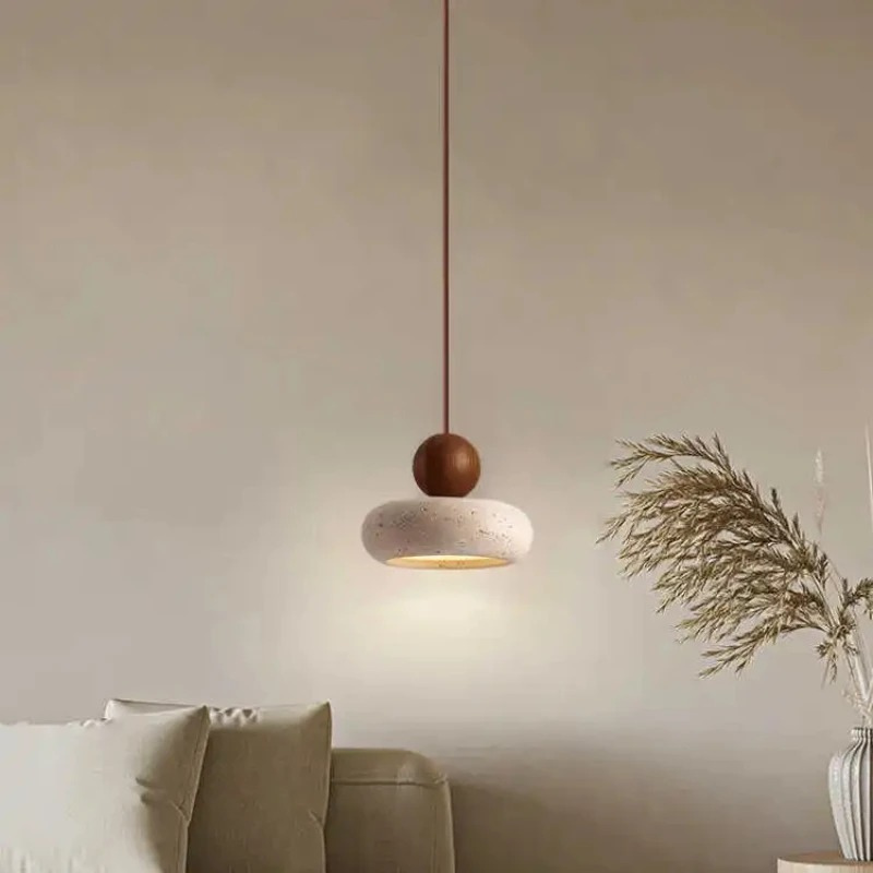 Suspension lumineuse en pierre - 47
