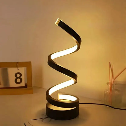 Spiralförmiger Lampenschirm