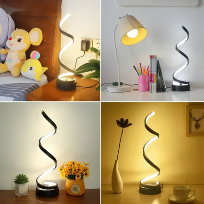 Spiralförmiger Lampenschirm