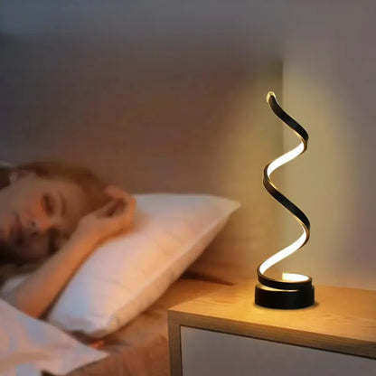 Spiralförmiger Lampenschirm