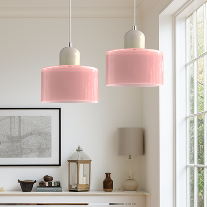 Lampe Suspendue en Verre – Design Créatif Bauhaus