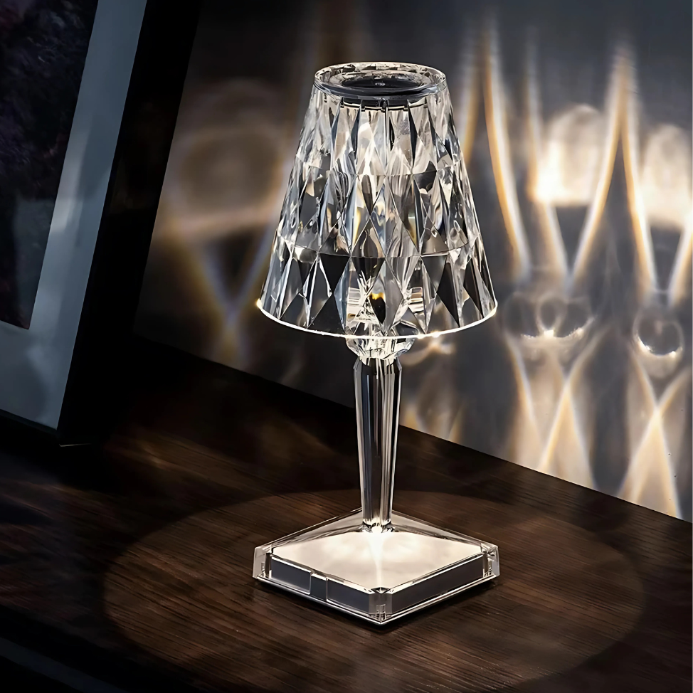 PRISMA - Transparente Lampe, LED 