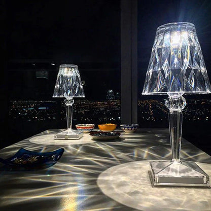 PRISMA - Transparente Lampe, LED 