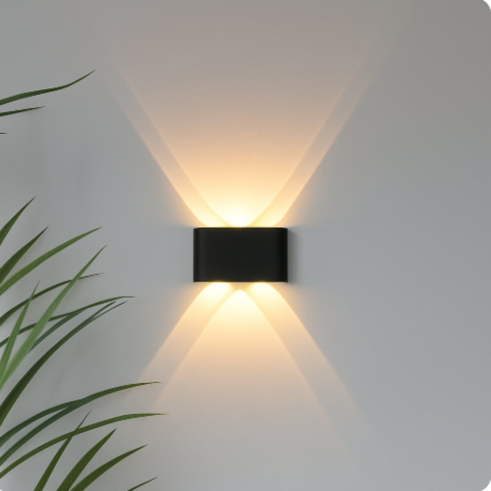 Innen-/Außenwandleuchte – Modernes minimalistisches Design