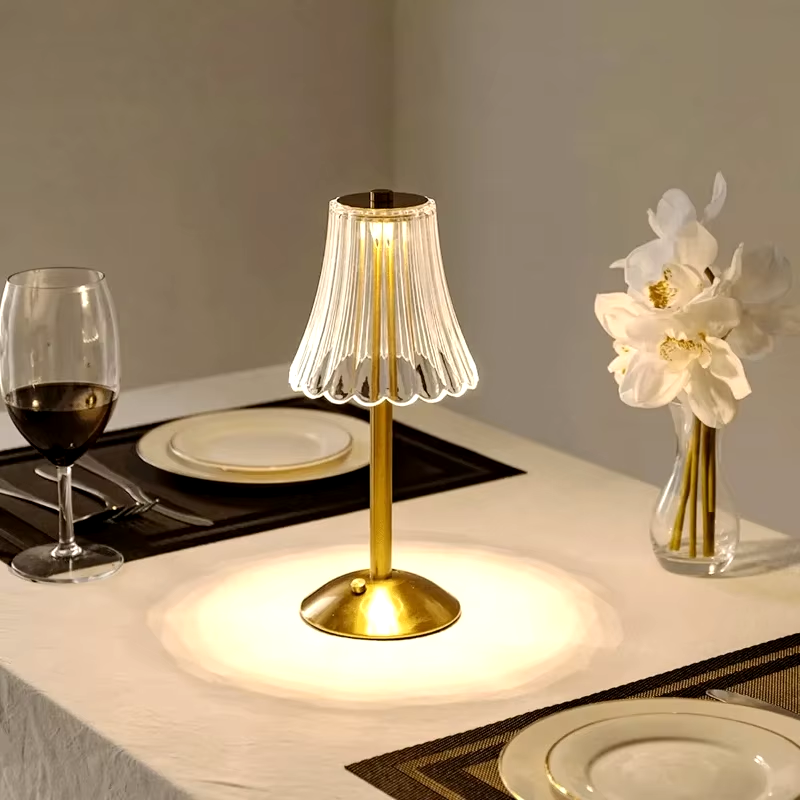 Lampe de Table LED Tactile Crystal