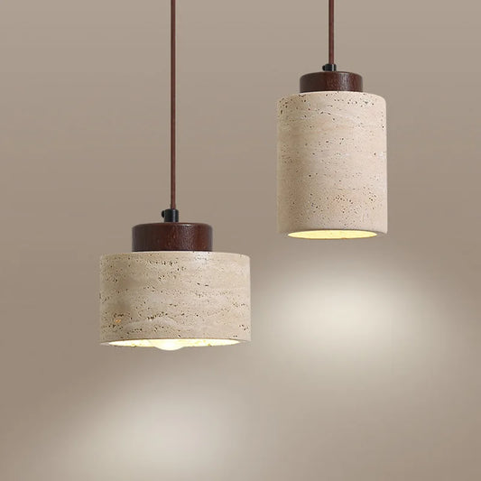 Suspension en Pierre Jaune Naturelle