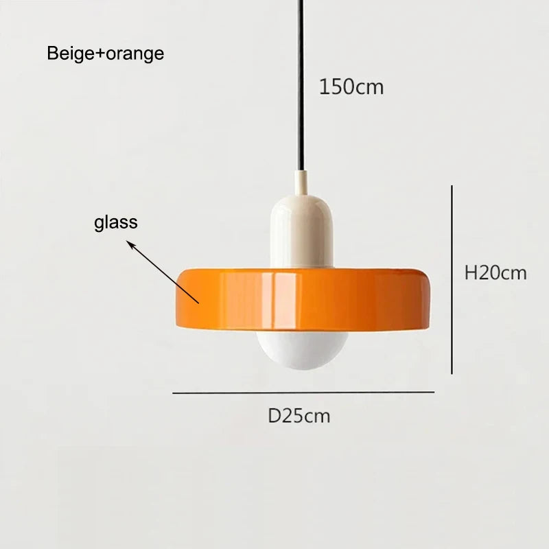 Lampe Suspendue Nordic Retro Glass
