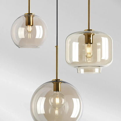 Modern Minimalist Nordic Glass Pendant Light