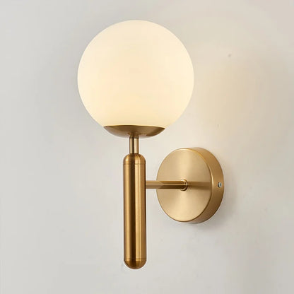 Messingkugel-Wandleuchte – Eleganz und Raffinesse