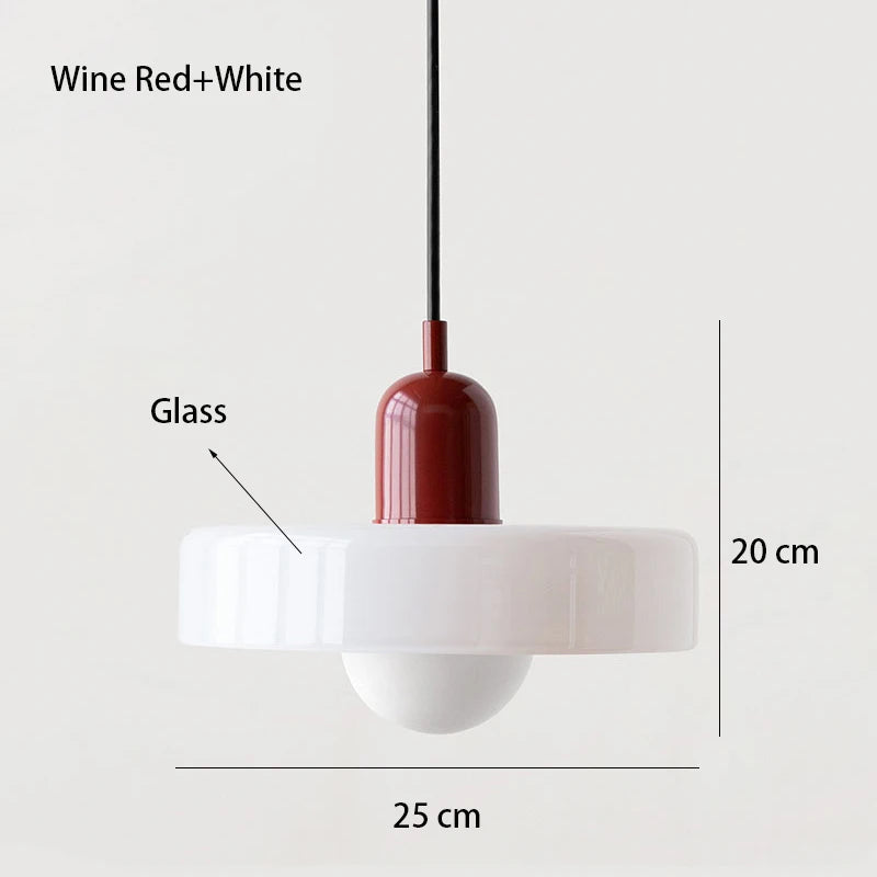 Lampe Suspendue Nordic Retro Glass