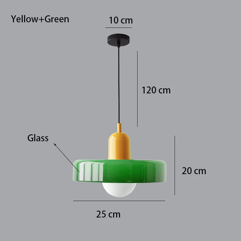 Lampe Suspendue Nordic Retro Glass
