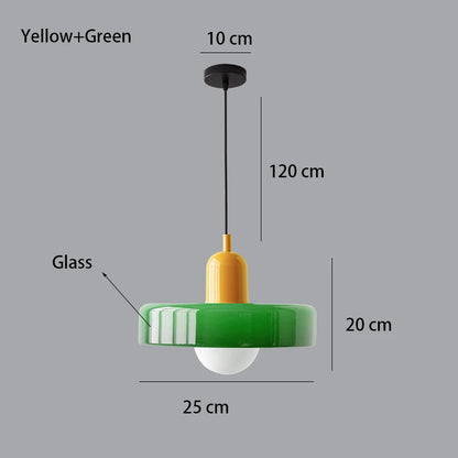 Lampe Suspendue Nordic Retro Glass