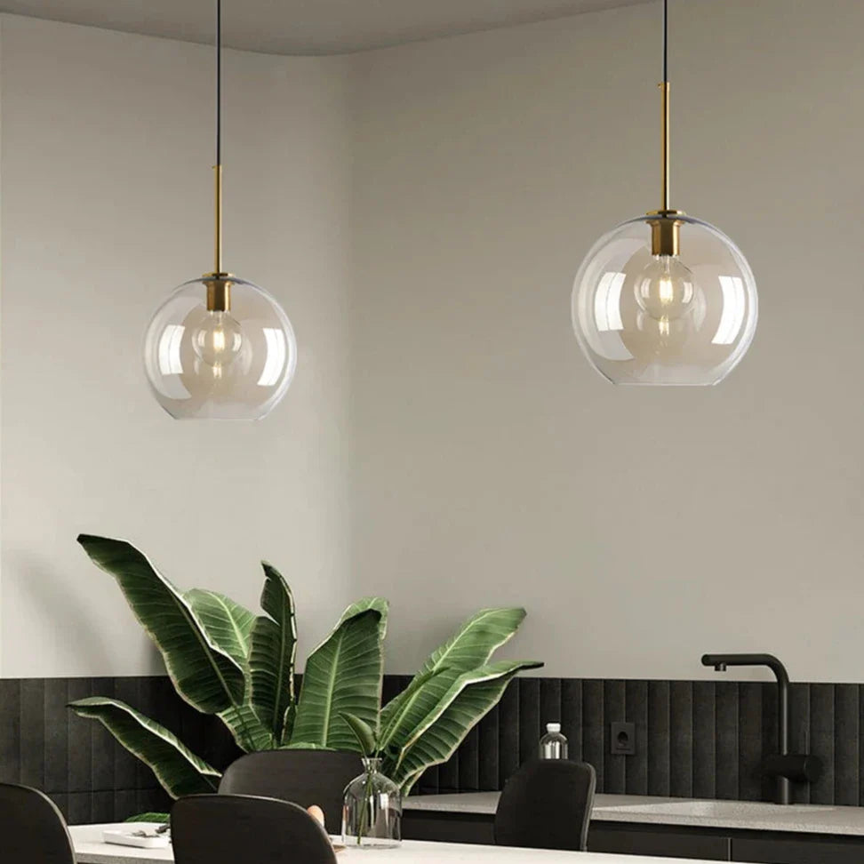 Modern Minimalist Nordic Glass Pendant Light