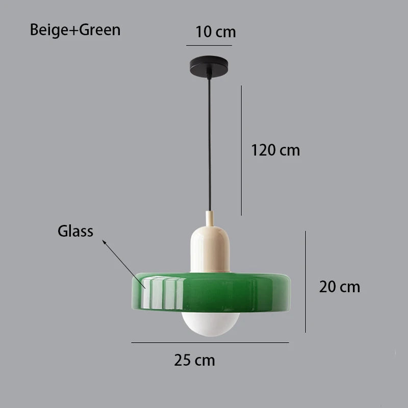 Lampe Suspendue Nordic Retro Glass