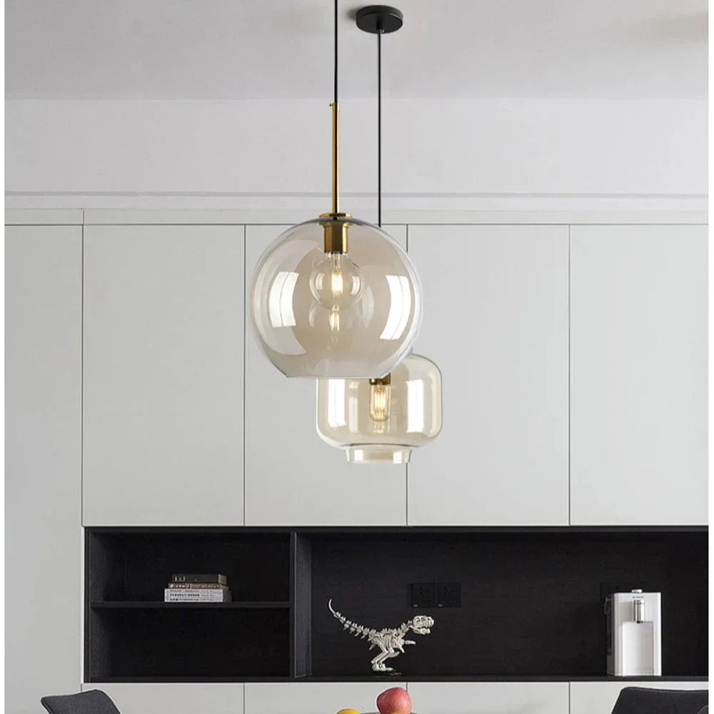 Modern Minimalist Nordic Glass Pendant Light